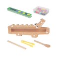 thumbnail image 4 of figatia Crocodile Clip Bead Toy Coordination Sorting Counting Matching Game for Toddlers, 4 of 9