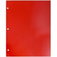 thumbnail image 3 of JAM Paper Glossy 3 Hole Punch Folders, Red, 6/Pack, 3 of 4