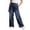 w93# Blue973, variant on Wuxian Womens Pants Jeans Casual Straight Leg Trousers Ripped Distressed Vintage High Waist Elastic Wide Comfortable Stretch Denim Fashionable Tummy Control Denim Dailywear,BU2,XS