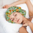 thumbnail image 6 of Yiaed Tangerine Print Satin Bonnet Silk Bonnet Hair Bonnet for Sleeping Hair Bonnets, 6 of 6