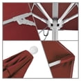 thumbnail image 2 of California Umbrella Venture 6' White Market Umbrella in Jockey Red, 2 of 4