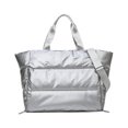thumbnail image 1 of Minnieouse Bolsa de gimnasio ligera y duradera de nailon para mujer, bolso de Fitness, mochila de un hombro, bolsas de gimnasio para mujer Bolsas de mensajero y de hombro plata, 1 of 6