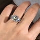 thumbnail image 5 of Moda princesa cuadrado diamante circón anillo amor compromiso anillo mujeres compromiso boda joyería regalo Wmkox8yii fajkfhkj2578, 5 of 9