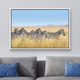 thumbnail image 2 of wall26 Framed Canvas Print Wall Art Wild African Safari Jungle Savanna Zebra Nature Animals Photography Realism Rustic Scenic Landscape Colorful for Living Room, Bedroom, Office - 16"x24" W, 2 of 5