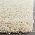 thumbnail image 4 of SAFAVIEH Laguna Neven Plush Solid Shag Area Rug, Beige, 6'7" x 6'7" Round, 4 of 7