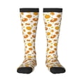 thumbnail image 2 of Picia Women Crew Soft Moisture-wicking Socks Pumpkin Maple Leaves Pattern Design Cotton Socks, One Size fit All, 2 of 9