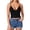 Black, variant on Fashion Streetwear V Neck Solid Color Ribbed Cropped Tank Top for Casual Wear and Layering Fitted Shirt Girls Baseball for Women Crop Top Girls Workout Too 90s Top Women Camisoles Women