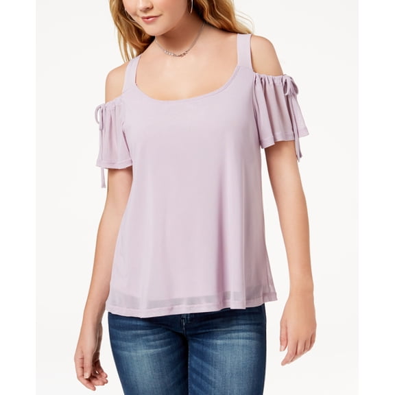 Ultra Flirt By Ikeddi Juniors Cold Shoulder Top Iris XS