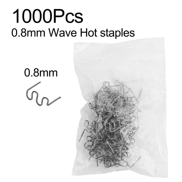 BUYISI 1000Pcs Hot Stapler Staples For Plastic Welder Automotive Plastic Repair Machine Welding Wire Car Bumper Repair Welding Machine