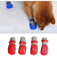 thumbnail image 5 of Non-Slip Dog Socks, Waterproof Cotton Pet Boots For Indoor (Red) S, 5 of 5