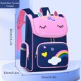 thumbnail image 1 of New elementary school students schoolbag shoulders backpack 6-12 years old one, two, three, four, five, six grades waterproof le, 1 of 5