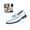 Blue, variant on Willtoo Mens Round Toe Loafers Slip On Casual Dress Shoes with Metal Horsebit Lightweight Daily Business Non Slip Walking Shoes