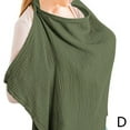 thumbnail image 5 of Muslin Nursing Cover for Baby Breastfeeding,Adjustable Privacy Nursing Apron Cover Soft & Breathable for Mom,360 Full Privacy Cotton Breastfeeding Cover, Multi-use Carseat Canopy, 5 of 9