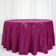 thumbnail image 4 of BalsaCircle 108" Sequin Round Tablecloth Fuchsia, 4 of 9
