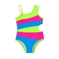 thumbnail image 2 of sususu Swimsuits For Girls Girls Surfing Swimsuit Mesh Design Beach Play Swimwear For Teens Multicolour 7-8 Years, 2 of 7