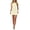 Beige, variant on Momihoom Women's Halter Neck Bodycon Mini Dress, Sleeveless Form-Fitting Party Dress