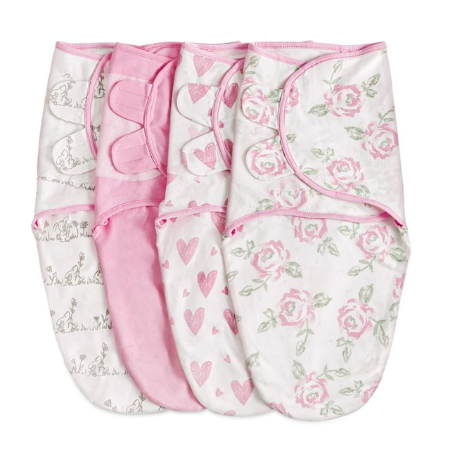 Manta Swaddle Soarwg para bebés de 0 a 3 meses, paquete de 4