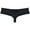 Black, variant on Botmois Solid Spandex Mens Cheeky Panties Hipster Half Hip Coverage Brazilian Bikini Boxers Briefs Underwear Hombre Black L