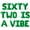 Green, variant on Letter Balloons - SIXTY TWO IS A VIBE 16" Inch Alphabet Letters Foil Mylar Balloon 62nd Birthday Party Banner (Black)