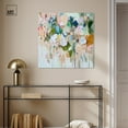 thumbnail image 2 of Art Remedy Bright Tropical Art Canvas, 30" x 30", Gallery Wrapped, Hint of Mint I, 2 of 7