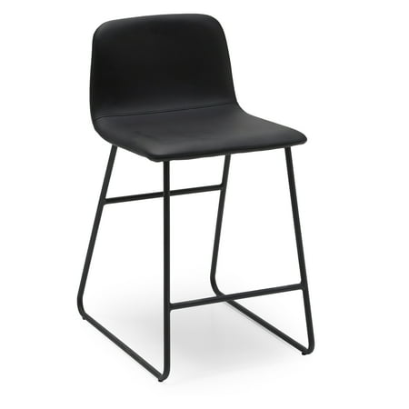 (Set of 4) MoDRN Industrial Dax Counter Stool, Multiple Colors