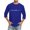 Blue, variant on WREESH Men's T-Shirts Print Round Neck Casual Fashion Short Sleeve Round-Neck Shirts Shirts Black