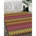 thumbnail image 3 of Ahgly Company Machine Washable Indoor Rectangle Transitional Cinnamon Brown Area Rugs, 5' x 7', 3 of 7