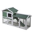 thumbnail image 6 of Pefilos 54" Wooden Chicken Coop Habitat, Hen Nest for Outdoors Indoor Bunny Hutch Rabbit Cage Guinea Pig, Green, 6 of 17