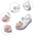 thumbnail image 5 of Gubotare Toddler Dress Shoes Girls Sandles Shoes Girls Sandals Jelly Mary Jane Dance Party Shoes for Kids Toddler Toddler Slip On Size 9 (White,Toddler 9), 5 of 5