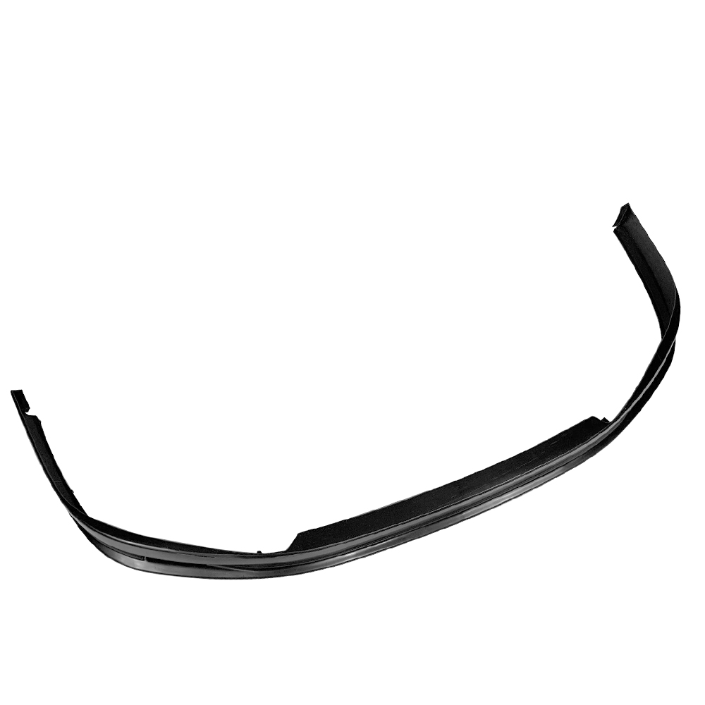 MUG Style Front Bumper Lip Spoiler For 2003-2005 Honda Accord Sedan - Unpainted Black PP Plastic