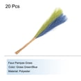 thumbnail image 3 of Uxcell 20Pcs Faux Pampas Grass 21.65" Fake Pampas Grass Decor Grass Green/Blue, 3 of 7