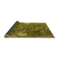 thumbnail image 2 of Ahgly Company Indoor Square Oriental Yellow Industrial Area Rugs, 4' Square, 2 of 4