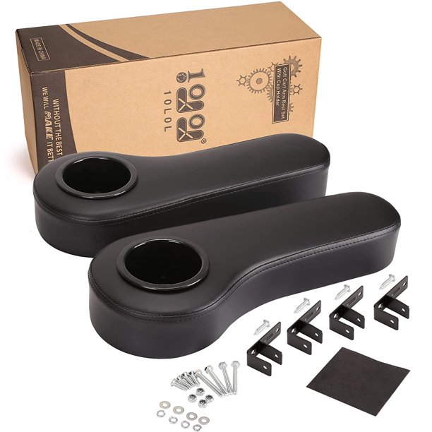 10L0L Golf Cart Armrest Cup Holder for Club Car EZGO Yamaha Rear Seat