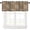 Style-17, variant on Wildlife Leopard Print Kitchen Curtain Valance, Modern Wild Animal Snake Skin Animal Skin Python Pattern Window Valance, for Bedroom Living Room Cafe Bathroom 1 Panels W54xL18in