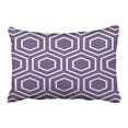 thumbnail image 1 of RYLABLUE Housse de Coussin Motif Hexagonal Géométrique Violet 20x30 Pouces, 1 of 1