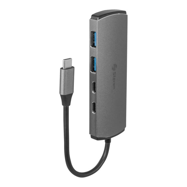 Hub USB C a 2 USB A 3.0 y 2 USB C Steren WMS-5400