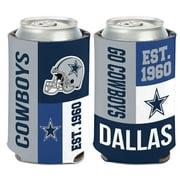 NFL Dallas Cowboys Color Block 12oz Can Cooler, Collapsible
