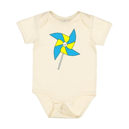 

Inktastic Yellow and Blue Pinwheel Gift Baby Boy or Baby Girl Bodysuit