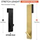 thumbnail image 2 of Kontoyo Ganchos para puerta de ducha (7,5 pulgadas) Ganchos extendidos sobre la puerta para baño Puerta de ducha de vidrio sin marco Ganchos para toallas de acero inoxidable Ganchos resistentes para b, 2 of 5