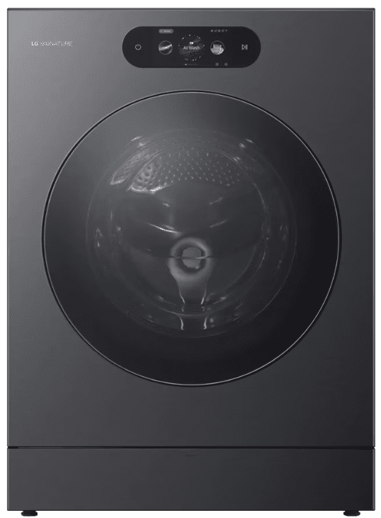 LG, Front Load HE Washer, 5.0 Cu. Ft., Black Steel - Walmart.com