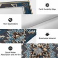 thumbnail image 6 of Navy Blue Brown Boho Outdoor Rug for Patio/Deck/Porch, Non-Slip Large Area Rug 5 x 7 Ft, Southwest Ethnic Abstract Geometric Indoor Outdoor Rugs Washable Area Rugs, Camping Rug Carpet Runner, 6 of 8