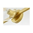 thumbnail image 4 of Living District Rogelio 3 Light Brass And Clear Bath Sconce, 4 of 5