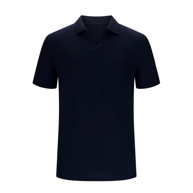 pstuiky camisetas camisas para hombre, Blusa informal de manga corta con cuello en V, transpirable y abotonada para hombre ropa de hombre xl