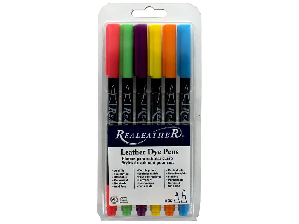 Silver Creek Leather Markers 6pc Brights