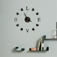 thumbnail image 3 of OAVQHLG3B DIY Wall Clock 3D Mirror Surface Sticker Home Office Decor Clock, 3 of 6