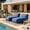 Navy Blue, variant on Christopher Knight Home 61" Outdoor Bean Bag Lounge Chair, Plush Foam Filled, Patio Garden Seating, Mint
