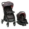 Monbebe Bolt Travel System Stroller and Infant Car Seat - Pink Boho