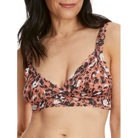 

Hanky Panky Womens Cheeky Cheetah Signature Lace Bralette Style-5X7044