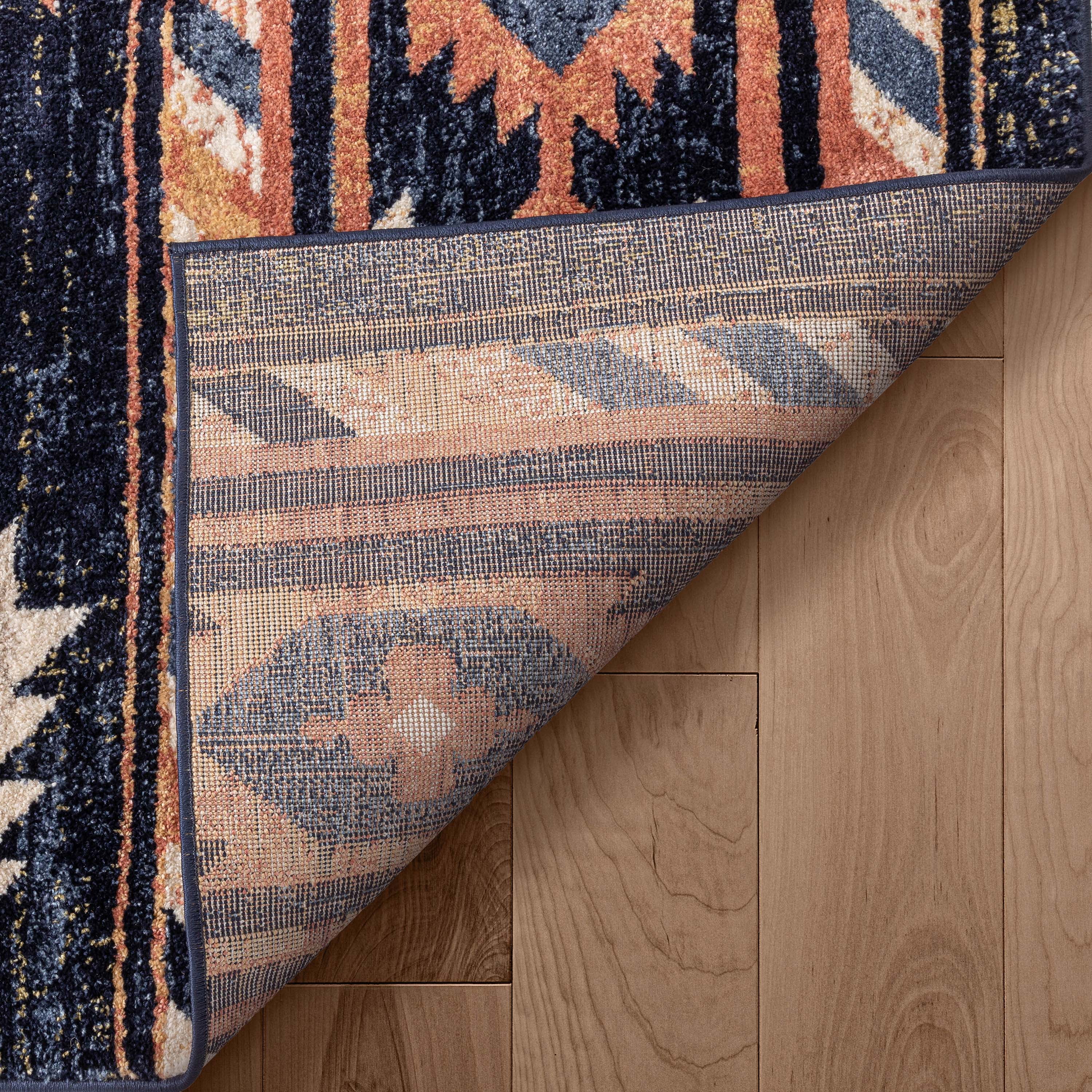 Well Woven Tulsa Lea Bohemian Southwestern Blue 6'7" x 9'3" Area Rug