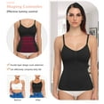 thumbnail image 3 of MANIFIQUE Scoop Neck Compression Cami - Tummy and Waist Control Body Shapewear Camisole with Built-in Padded Bras, 3 of 8